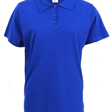 Women Polo/Golfer T-shirt - Royal Blue