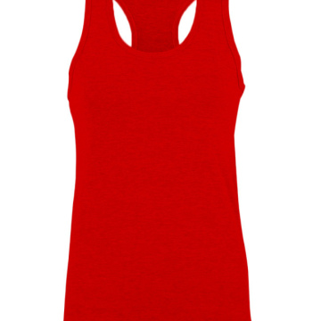 Women Racer Back T-Shirt - Red
