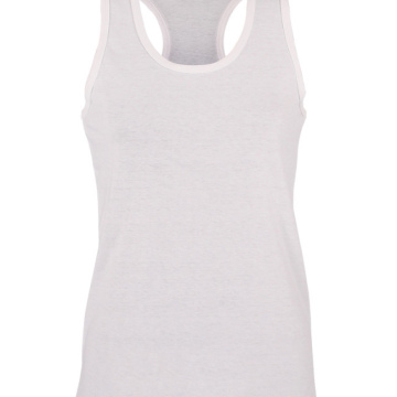 Women Racer Back T-Shirt - White 