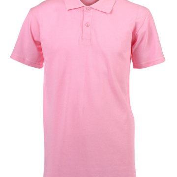 Men's Polo / Golfer T-shirt - Baby Pink