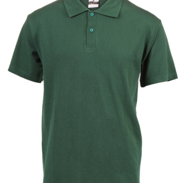 Men's Polo / Golfer T-shirt - Bottle Green