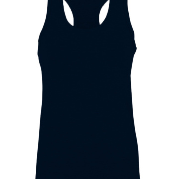 Women Racer Back T-Shirt - Black