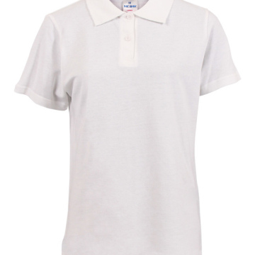 Women Polo/Golfer T-shirt - White